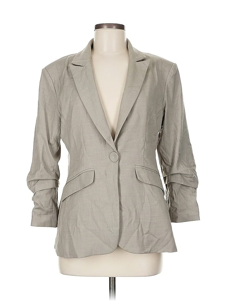 Click to view more detailed imagery on our partner's website Pre-owned Heartloom Blazer Jacket In Gray