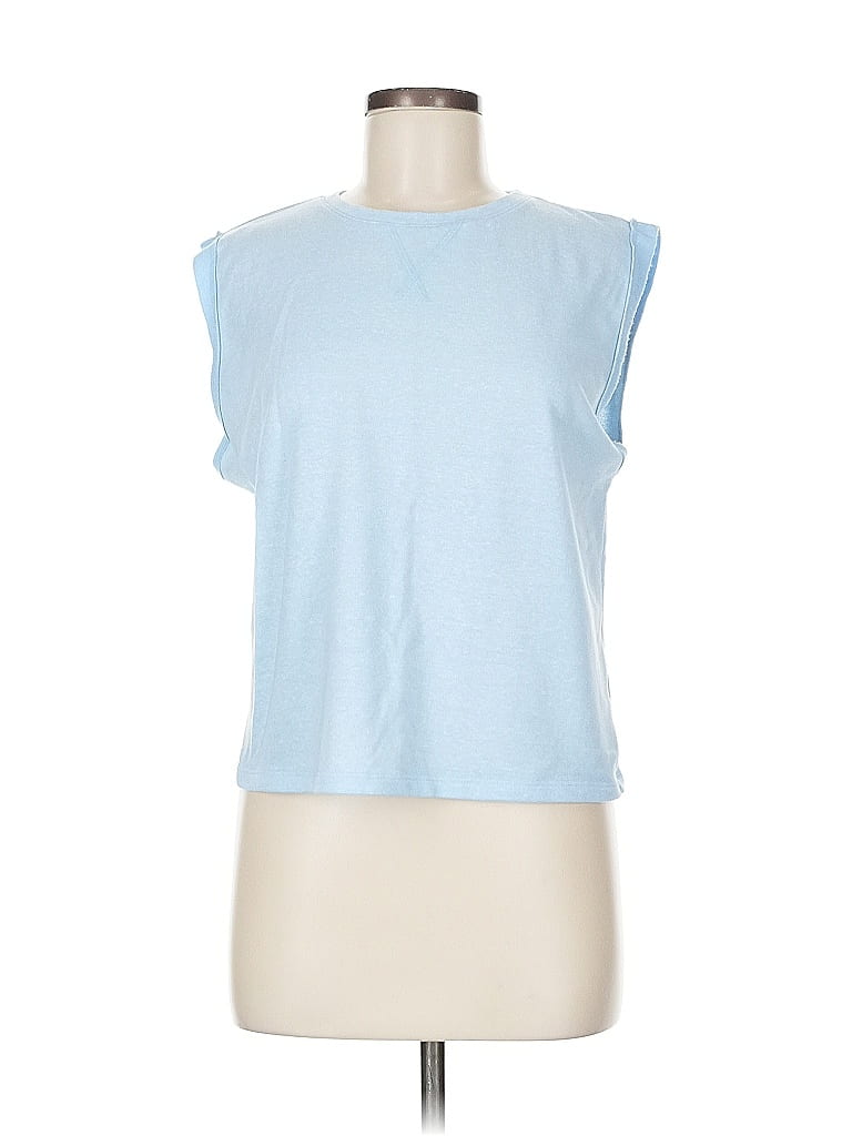 Pre-owned So Sleeveless T-shirt In Blue