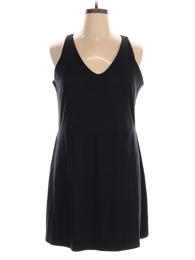 Pre-owned Gap Fit Romper In Black