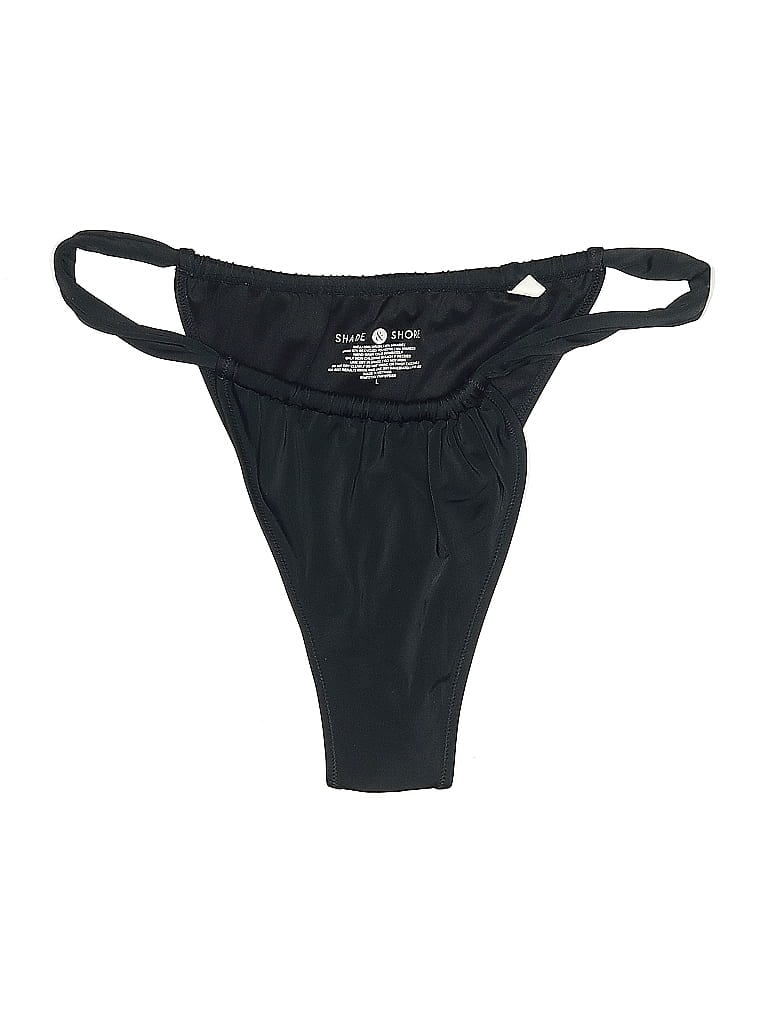 Pre-owned Shade & Shore Swimsuit Bottoms In Black