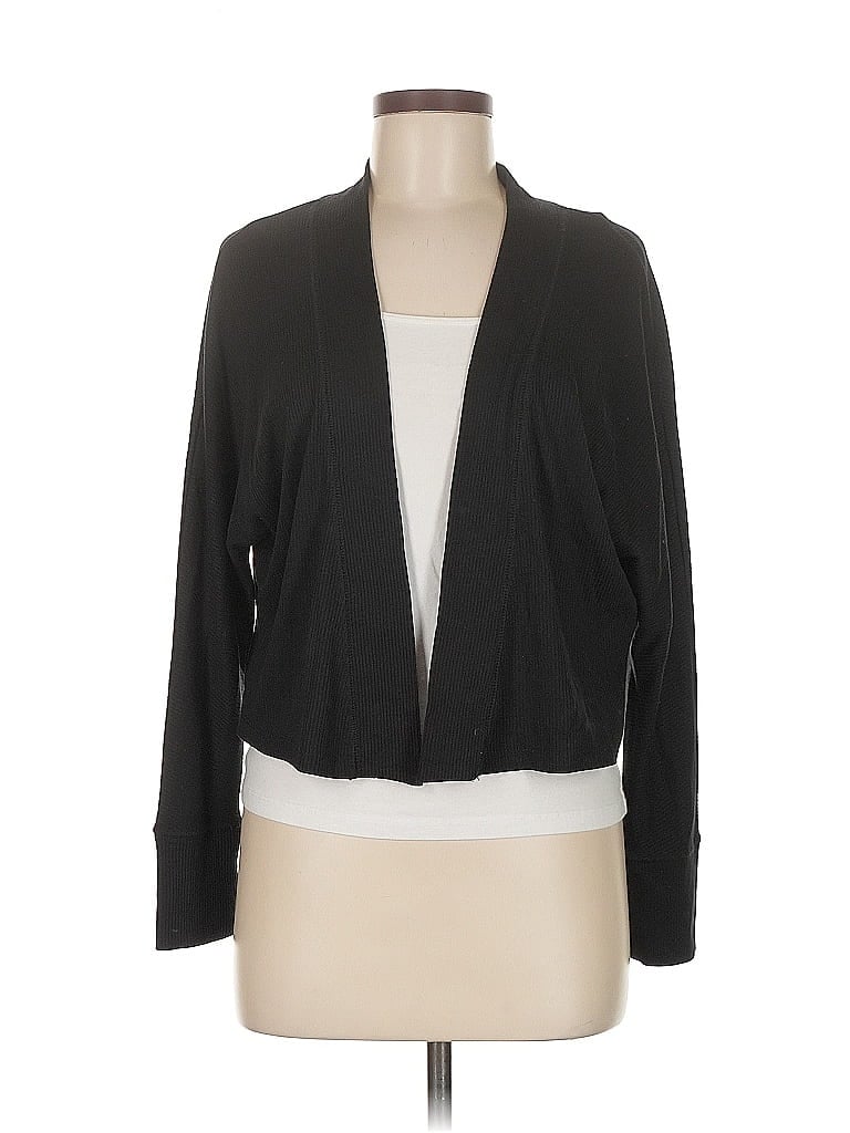 Pre-owned Chaser Cardigan Sweater In Black