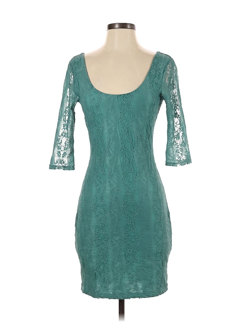 Pre-owned Staring At Stars Cocktail Dress In Blue