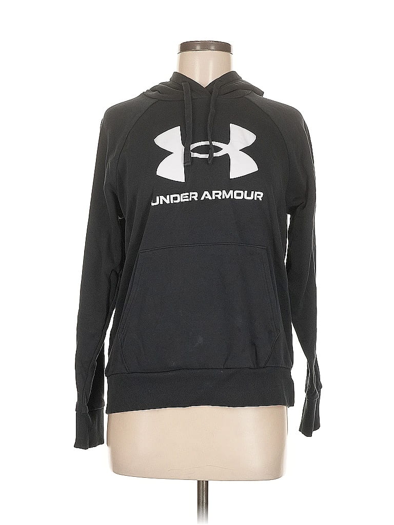 Click to view more detailed imagery on our partner's website Pre-owned Under Armour Pullover Hoodie In Black
