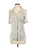 Helmut Lang Gray Short Sleeve Blouse Size P (petite) - photo 1