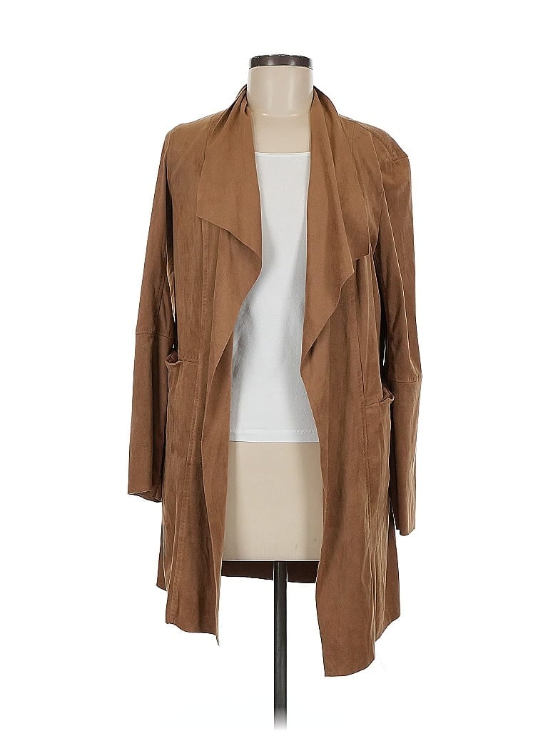 Pre-owned Max Studio Kimono In Brown