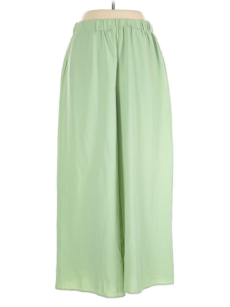 Pre-owned Shein Curve Casual Pants In Green