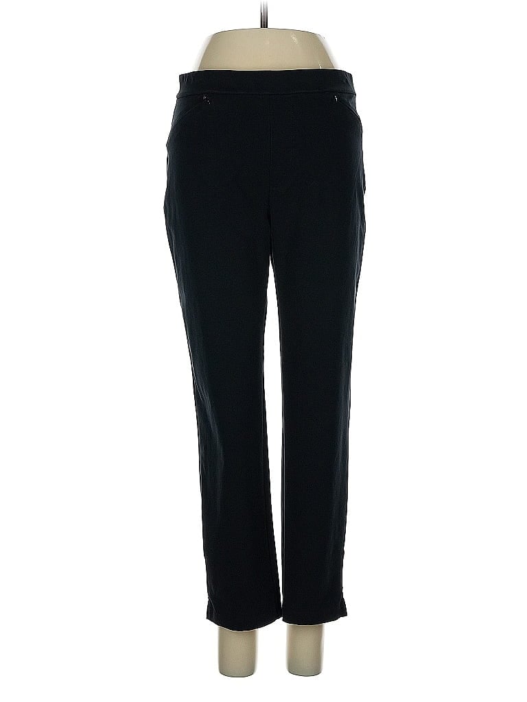 Pre-owned Susan Graver Dress Pants In Black