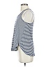 Splendid Stripes Blue Gray Sleeveless T-Shirt Size XS - photo 5