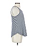 Splendid Stripes Blue Gray Sleeveless T-Shirt Size XS - photo 4