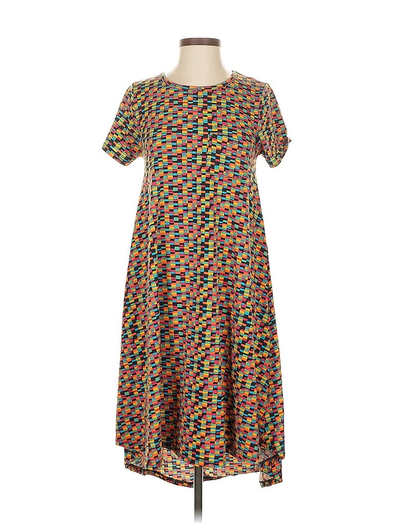 Pre-owned Lularoe Casual Dress In Orange