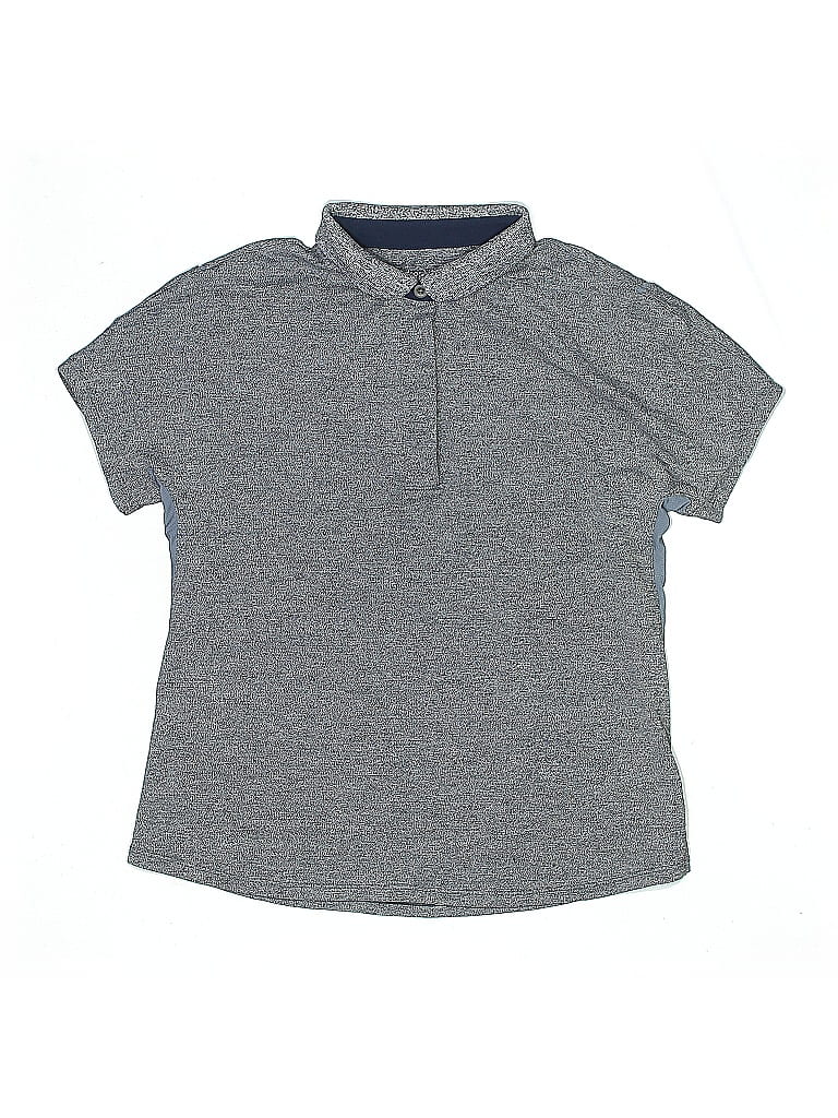 Click to view more detailed imagery on our partner's website Pre-owned Outdoor Voices Kids' Short Sleeve Top Gray Tops