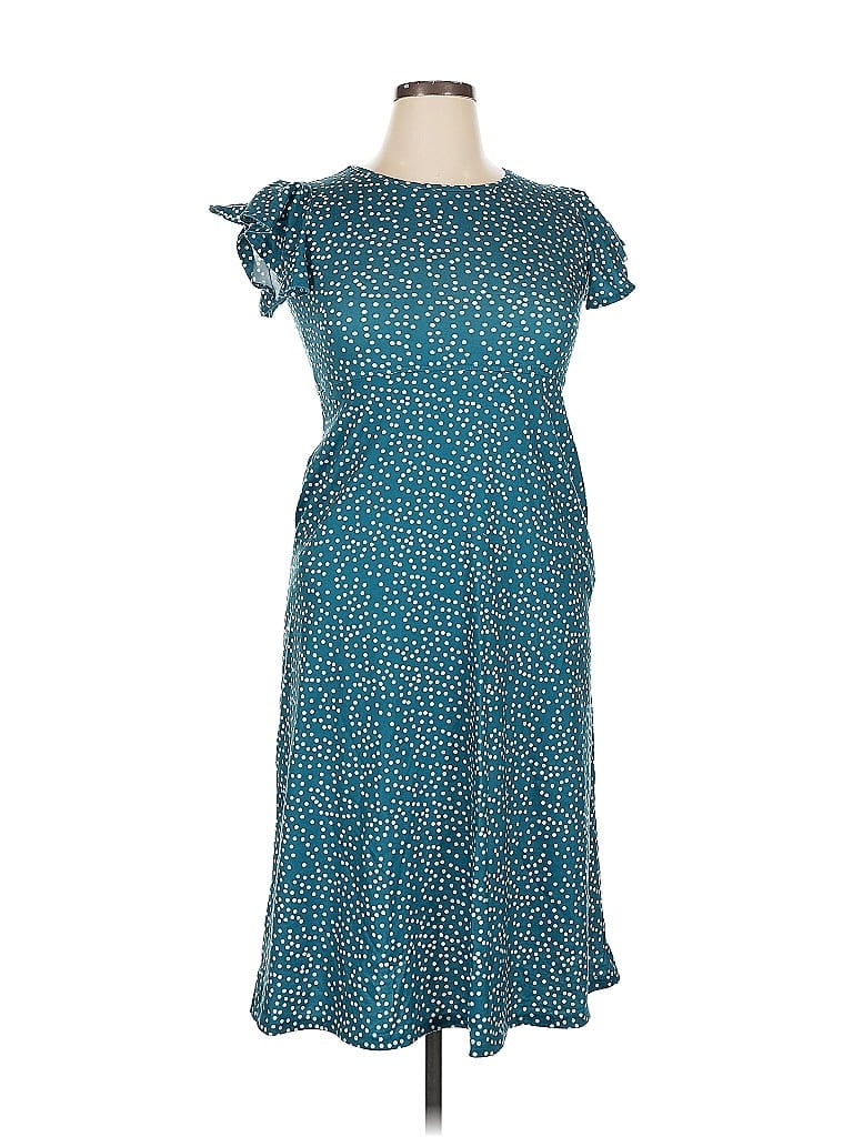 Pre-owned Unbranded Casual Dress In Blue