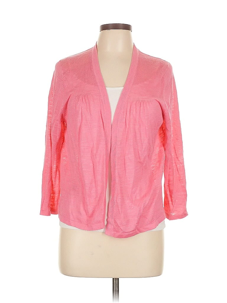 Pre-owned Charter Club Cardigan Sweater In Pink