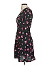 Gap 100% Rayon Floral Black Casual Dress Size 00 - photo 5