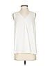 Vince Camuto 100% Polyester White Ivory Sleeveless Blouse Size S - photo 1