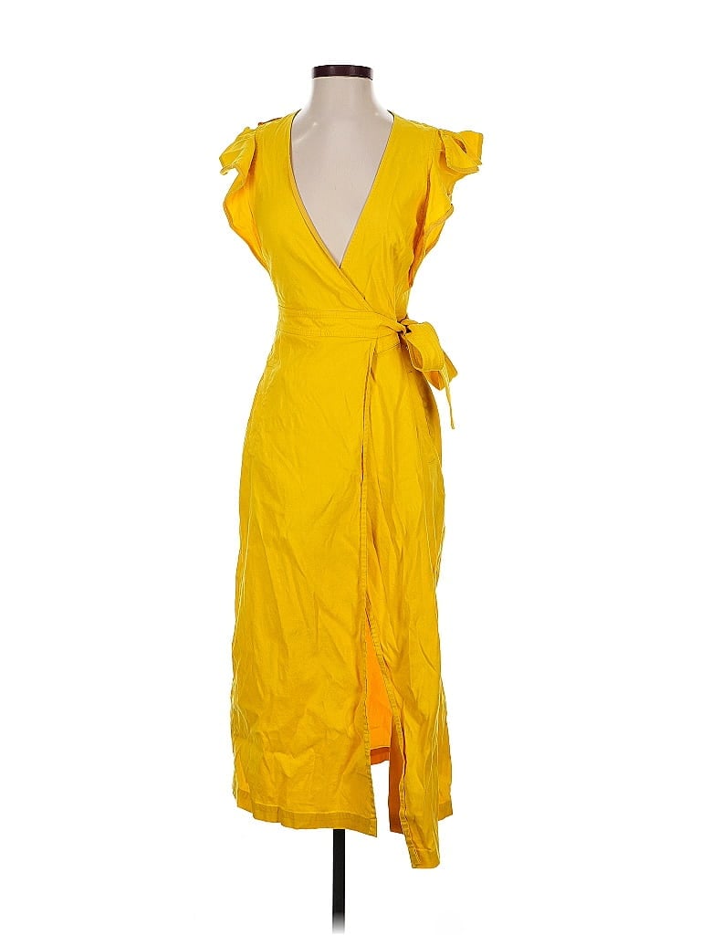 Pre-owned A.l.c Cocktail Dress In Yellow