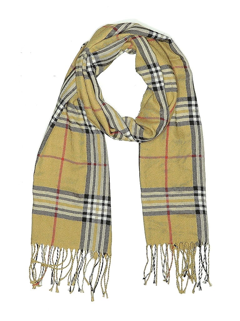 Pre-owned Unbranded Scarf In Brown