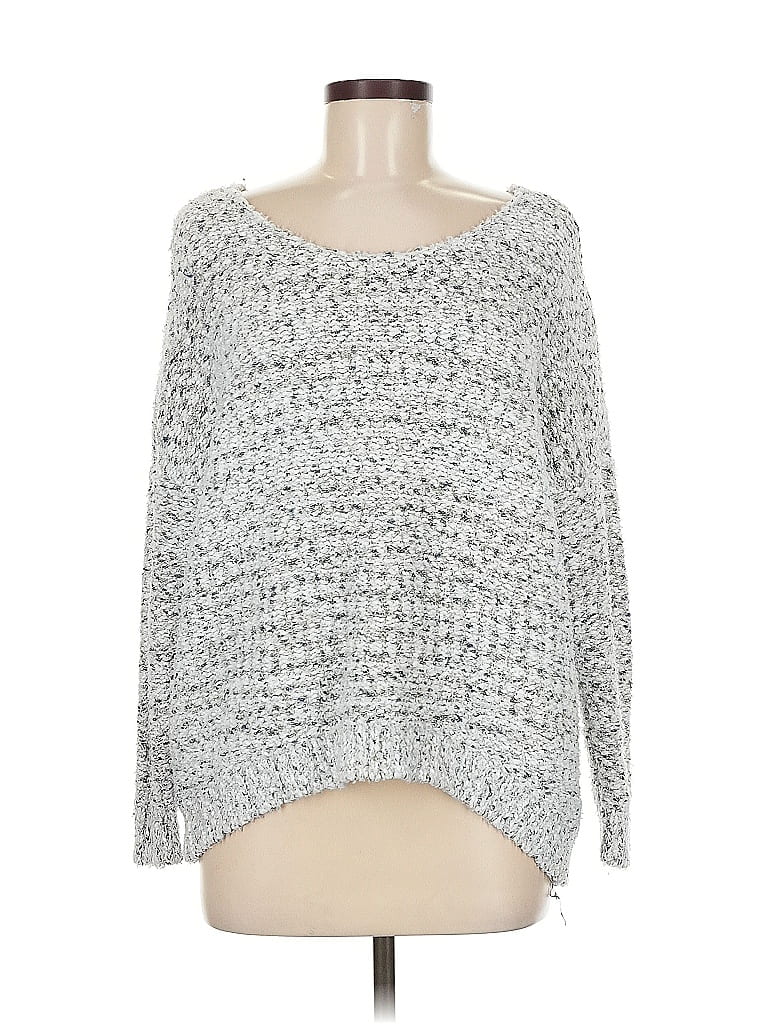 JENNIFER LOPEZ Pre-owned Pullover Sweater In Silver