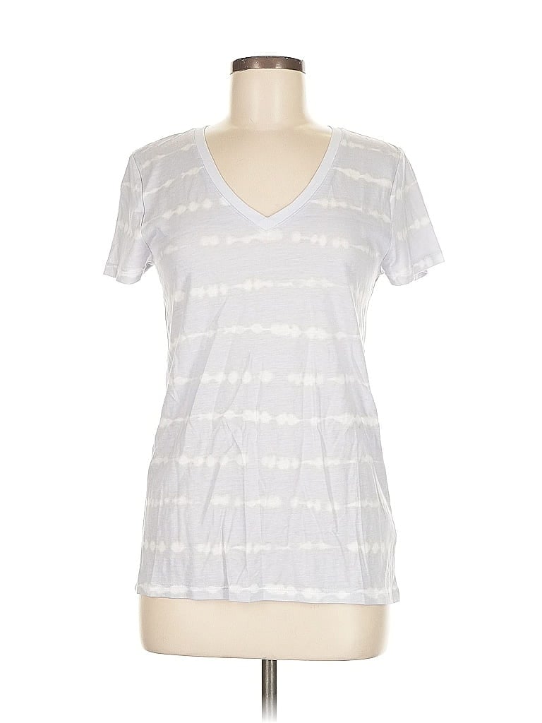 Pre-owned Gap Short Sleeve T-shirt In Silver