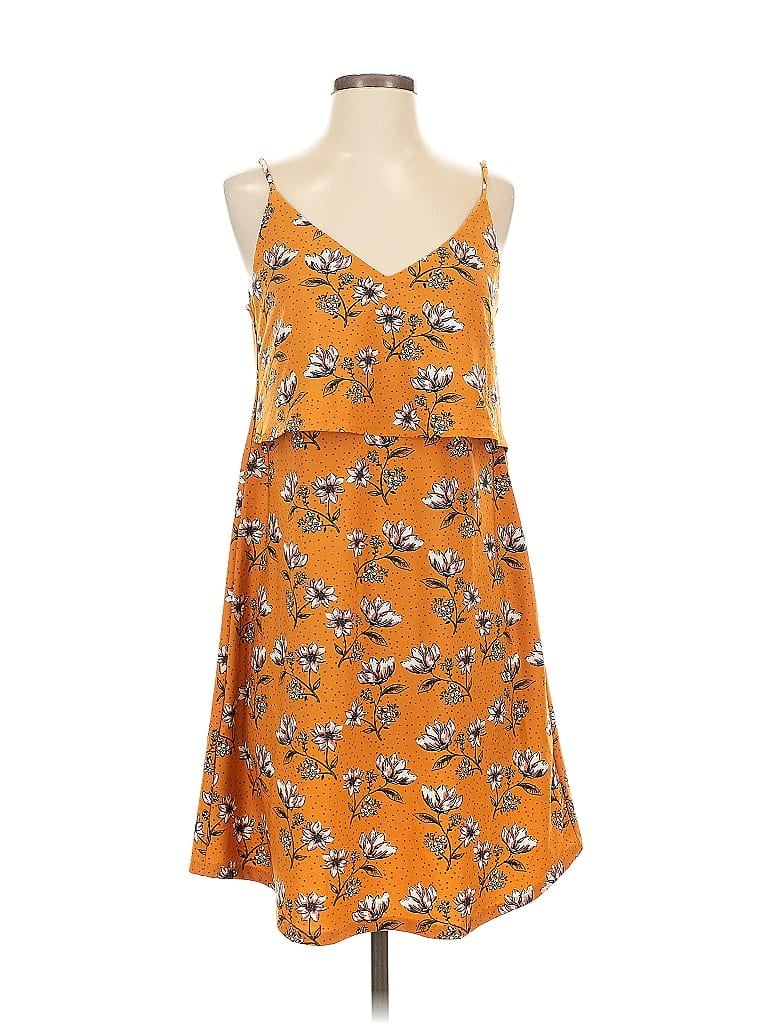 Pre-owned Mng Suit Casual Dress In Orange