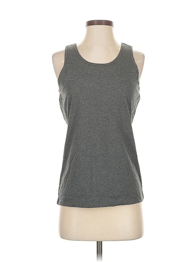 Pre-owned Unbranded Sleeveless T-shirt In Gray