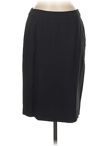 Linda Allard Ellen Tracy Wool Skirt (view 1)
