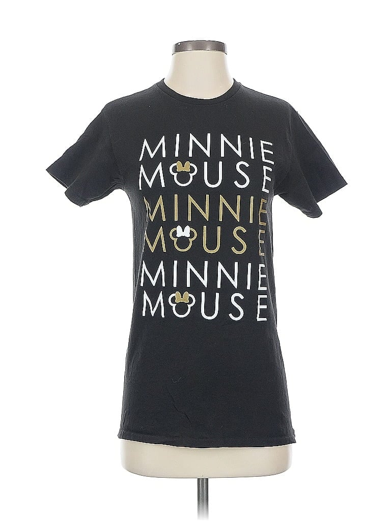 Pre-owned Disney Short Sleeve T-shirt In Black