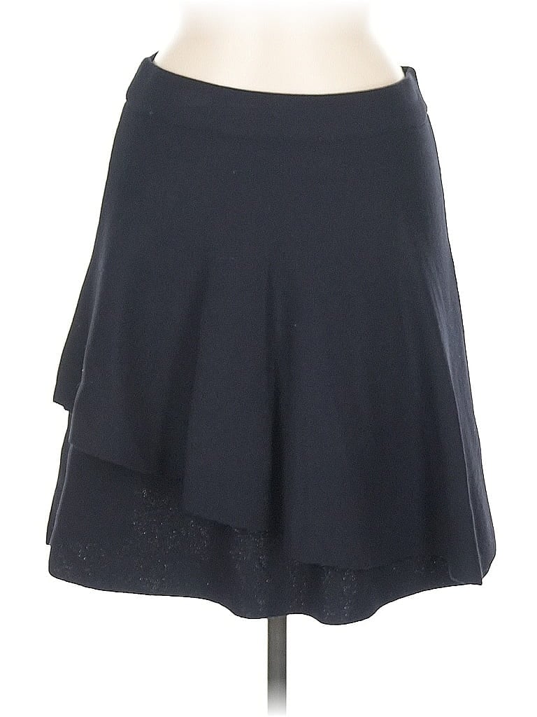 Pre-owned Zara Basic Casual Skirt In Black