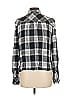 Rails 100% Rayon Plaid Black Long Sleeve Button-Down Shirt Size L - photo 2