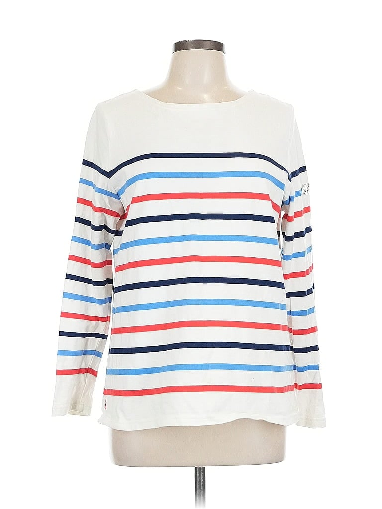 Pre-owned Joules Long Sleeve T-shirt In White