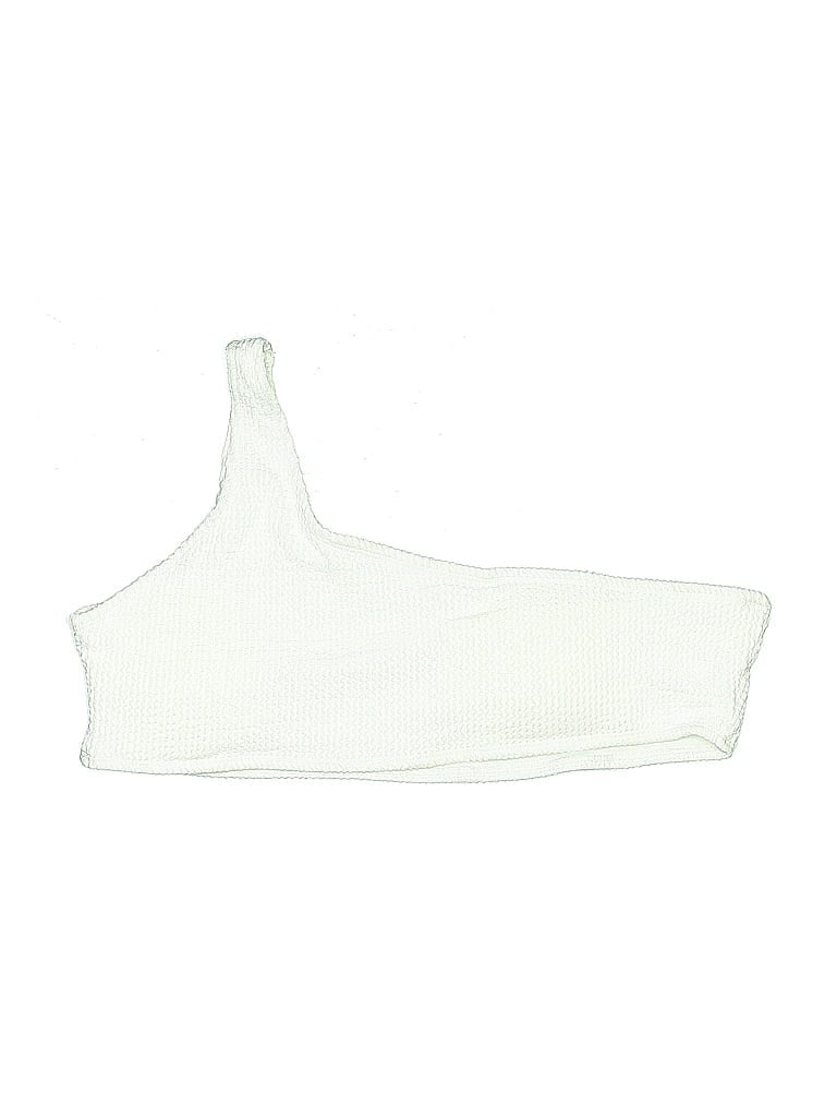 Pre-owned Unbranded Swimsuit Top White Swimwear