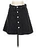 RES Denim Solid Black Denim Skirt Size 26 waist - photo 1