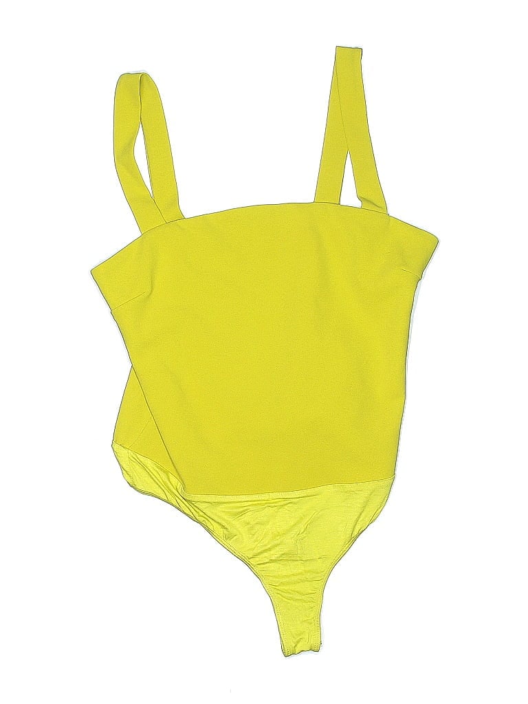 Pre-owned Lulus Bodysuit In Yellow