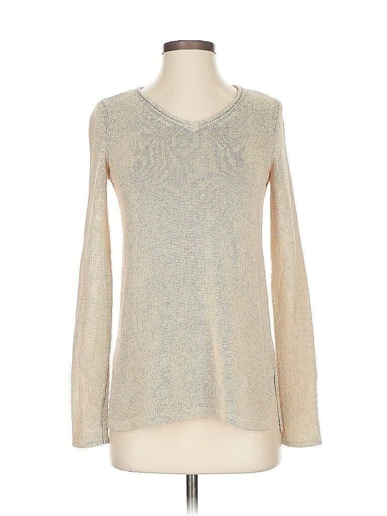 Pre-owned J. Mclaughlin Pullover Sweater In Brown