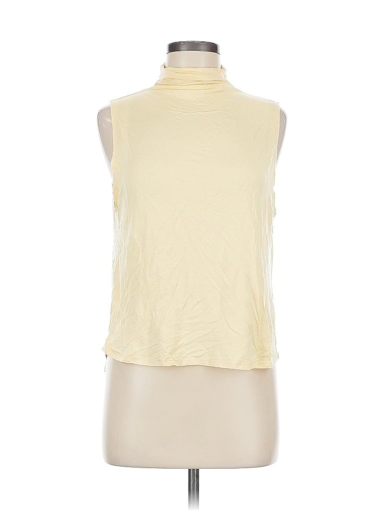 Pre-owned Babaton Sleeveless T-shirt In White