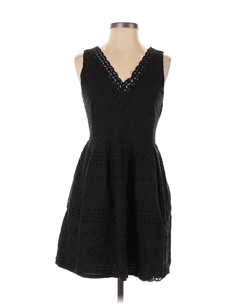 Pre-owned Ann Taylor Loft Outlet Casual Dress In Black