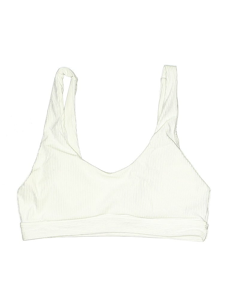 Pre-owned Andie Swimsuit Top Ivory Swimwear In White