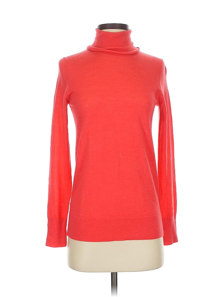 Pre-owned Banana Republic Turtleneck Sweater In Red