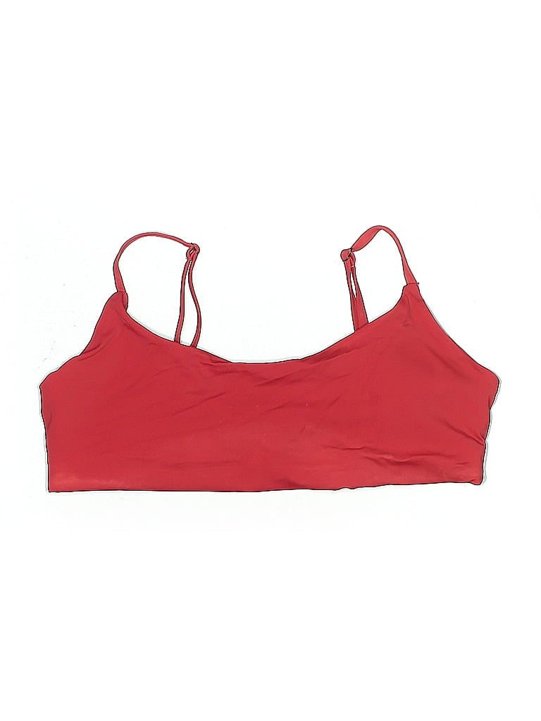 Click to view more detailed imagery on our partner's website Pre-owned Andie Swimsuit Top Red Swimwear