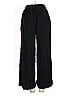 Unbranded 100% Rayon Solid Black Casual Pants Size Sm - Med - photo 2