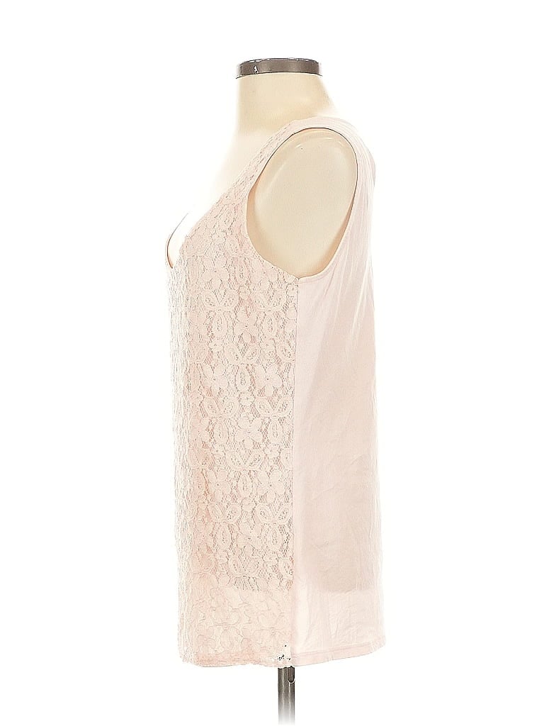 Pre-owned Ann Taylor Loft Outlet Sleeveless Blouse In White