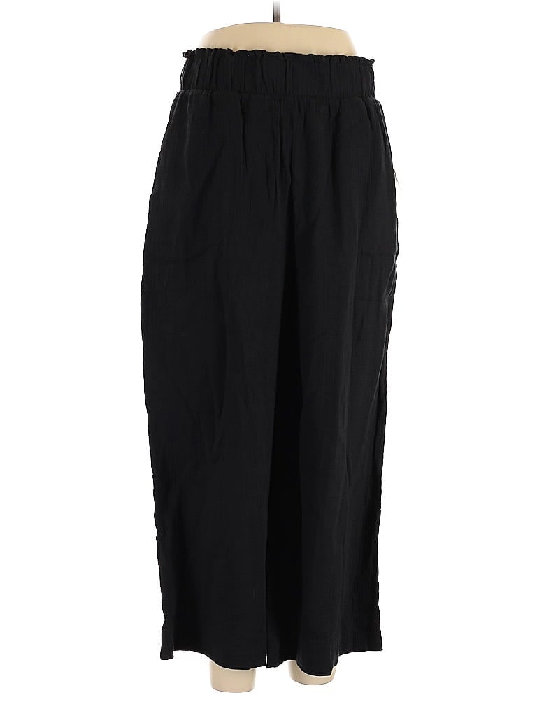 Pre-owned Three Dots Casual Pants In Black