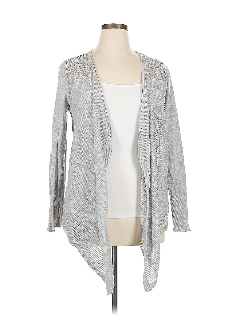 Pre-owned Sonoma Life + Style Cardigan Sweater In Gray