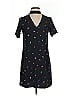 Cooper & Ella 100% Polyester Stars Black Casual Dress Size XS - photo 1