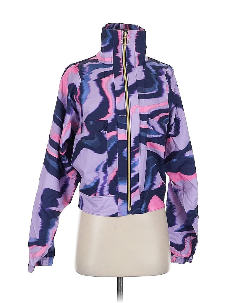 Pre-owned Tek Gear Windbreaker Jacket In Purple