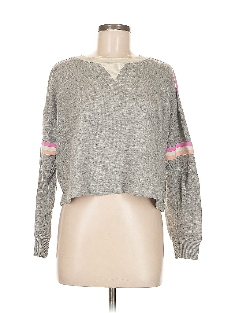Pre-owned Splendid Pullover Sweater In Gray
