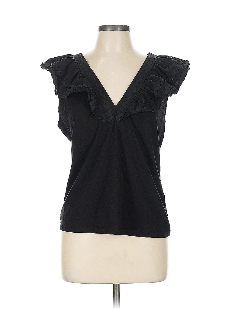 Pre-owned Marc New York Andrew Marc Sleeveless Blouse In Black