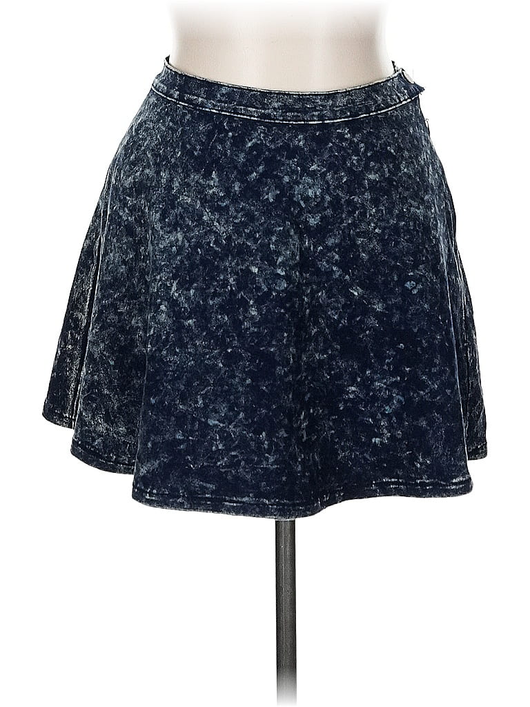 Pre-owned Forever 21 Denim Skirt In Blue