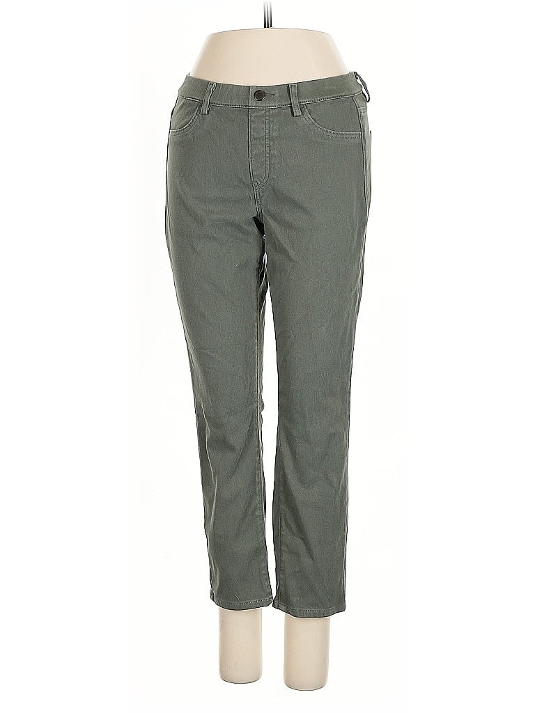 Pre-owned Uniqlo Khaki Pant In Green