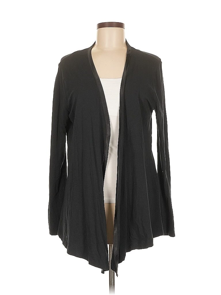 Pre-owned Isis For Women Cardigan Sweater In Black